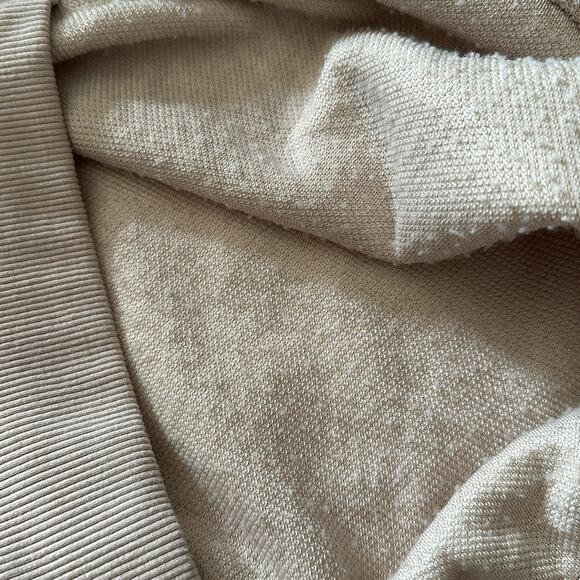 Topshop | Teddy Quarter Zip Cream Pullover Size 8 - Picture 11 of 14